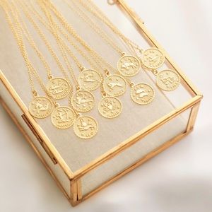 Zodiac Necklace | Gold Plated 925 Silver